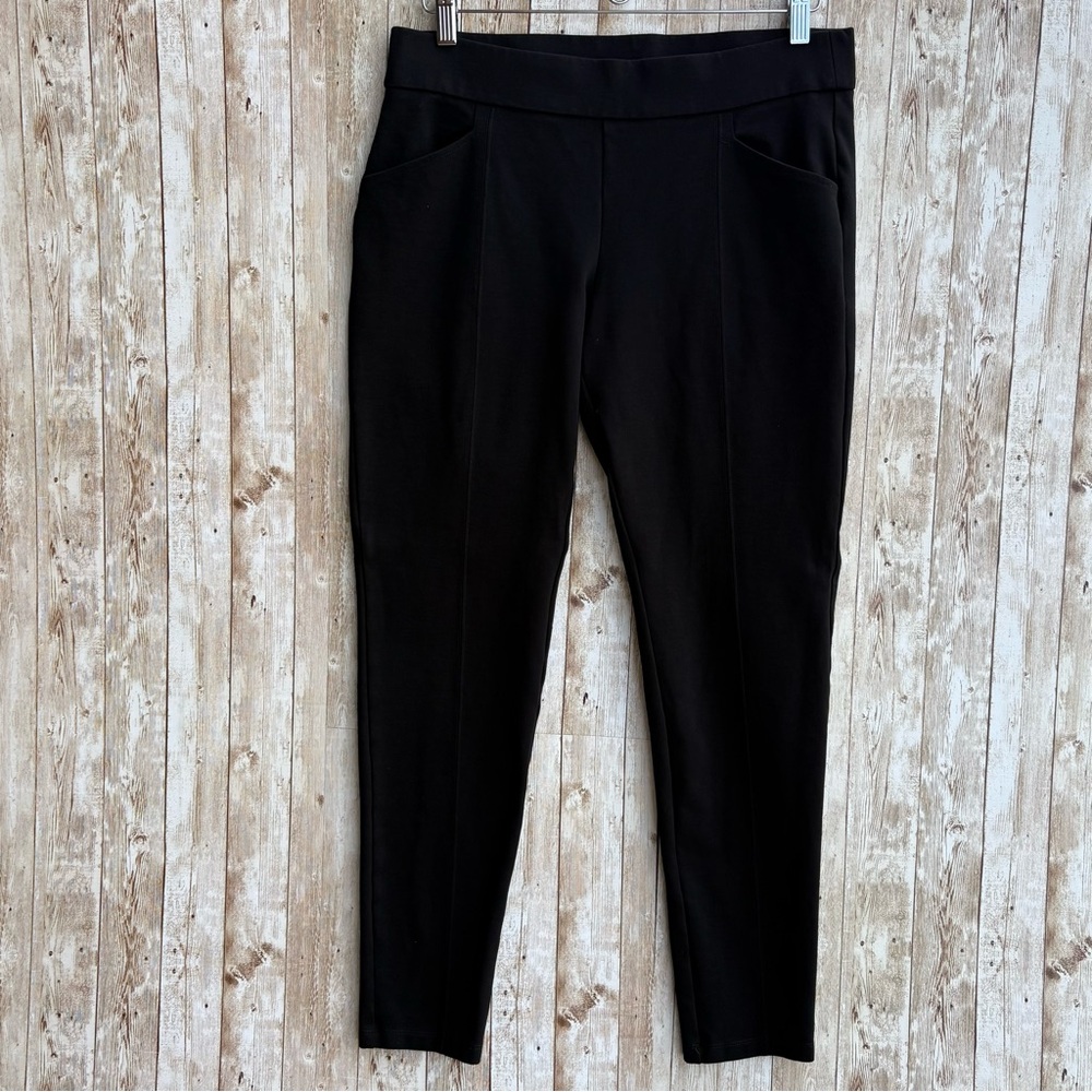 Eileen Fisher Ponte Knit Pull On Tapered Leg Pant